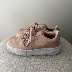 Light pink Nike Air Force 1
